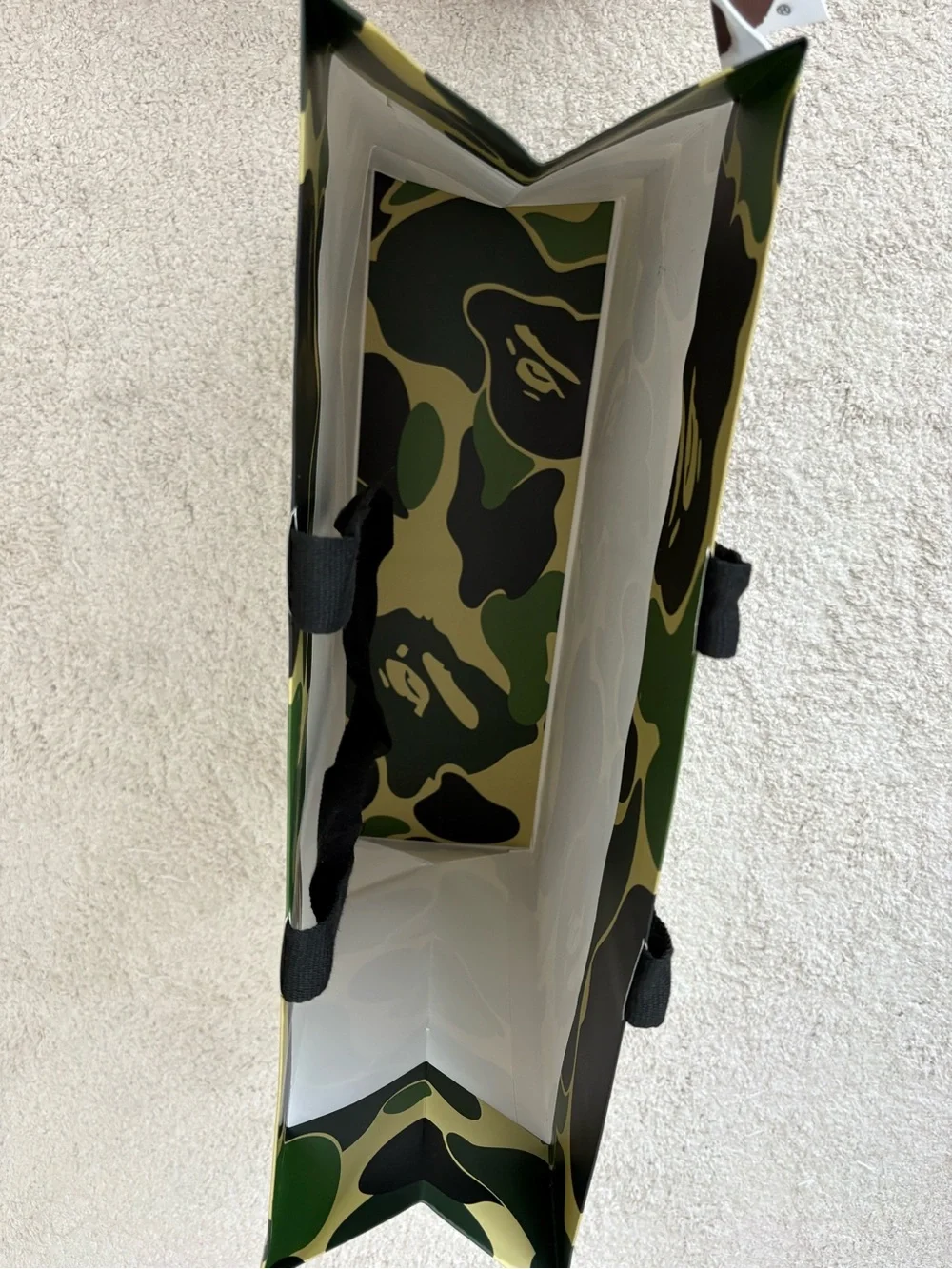 BAPE ape Camouflage Gift Shopping Bag - Green Camo - Picture 11 of 12